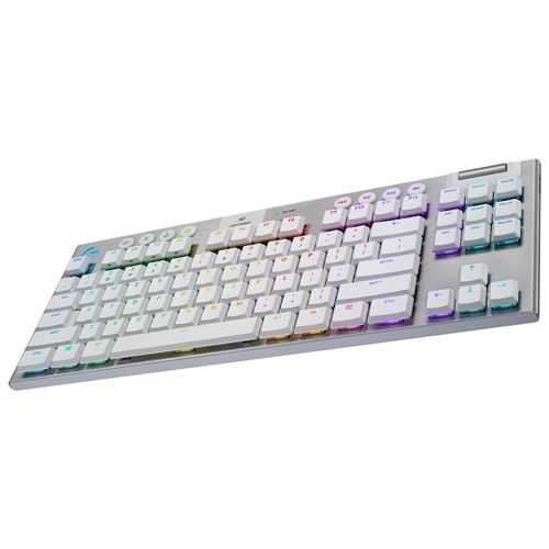 Logitech G915 Tenkeyless Lightspeed Wireless Mechanical Gaming Keyboard White slika 3