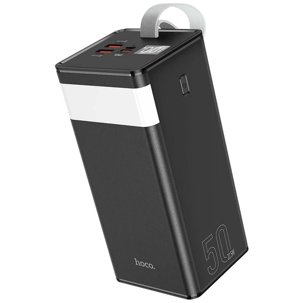 hoco. Punjač prijenosni sa lampom, 50000mAh, brzi QC/PD, 3A - J86A Powermaster slika 2