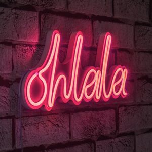 Oh La La - Pink Pink Decorative Plastic Led Lighting