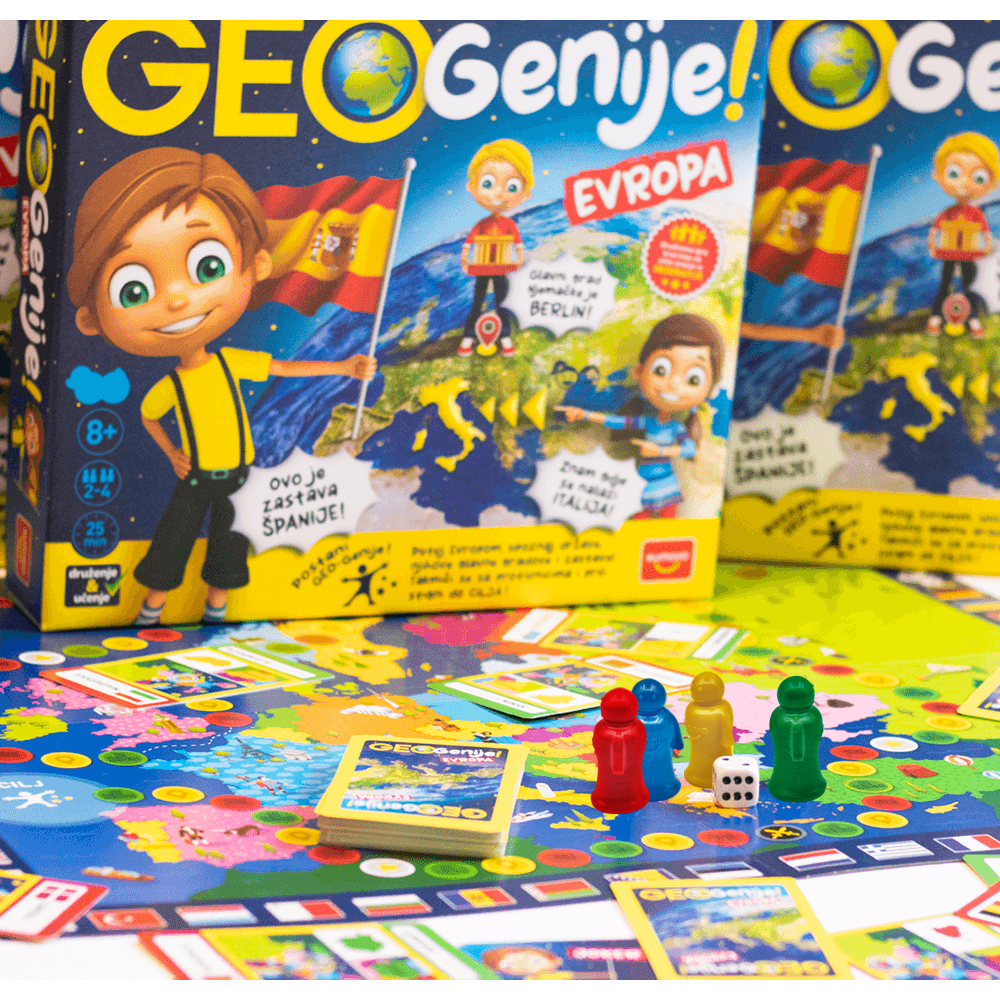 Kumaro Društvena igra Geo Genije! - Evropa  slika 3
