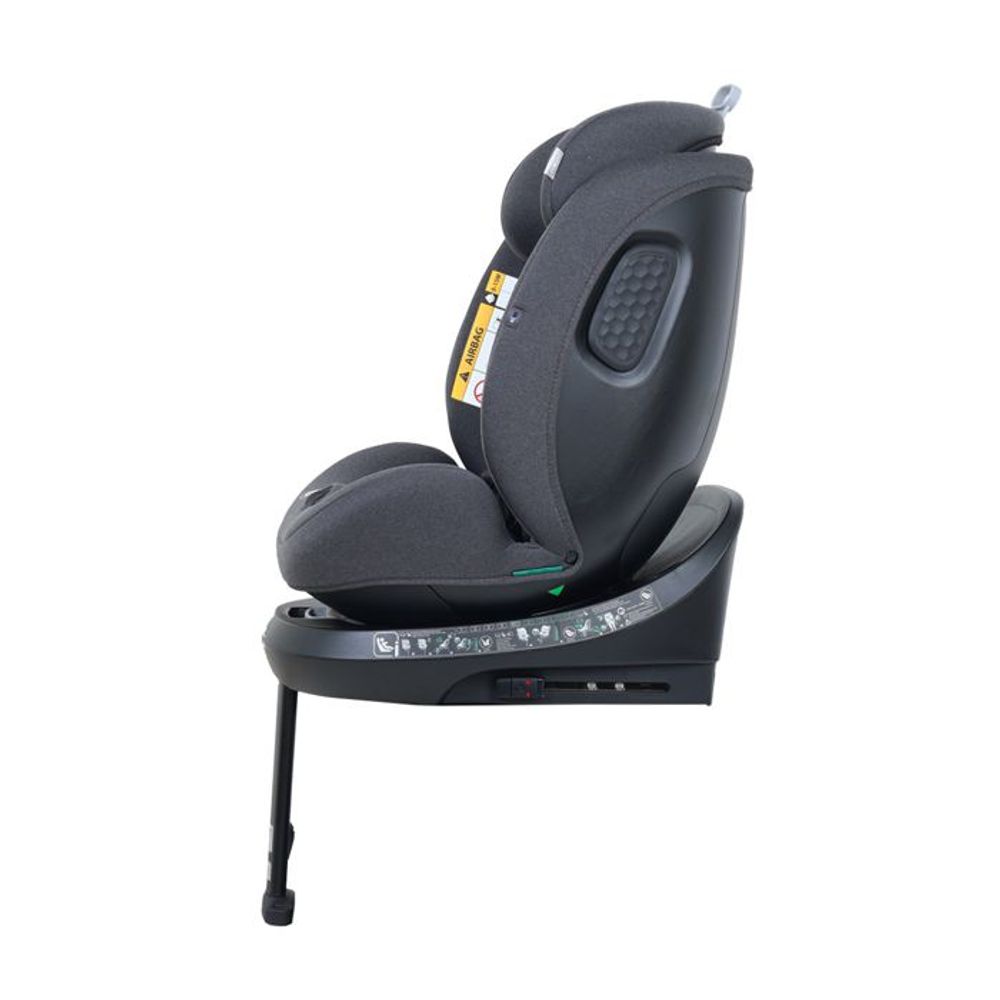 Jungle Rotirajuća autosjedalica JET 360° i-Size Isofix, Crna slika 6