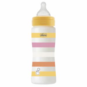 Chicco Wb Plastična Flašica 330Ml,Silikon,Žuta