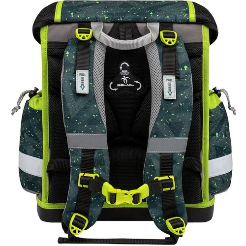 Torba školska Belmil classy with patches green Splash 403-13/AG/PC-4 slika 4