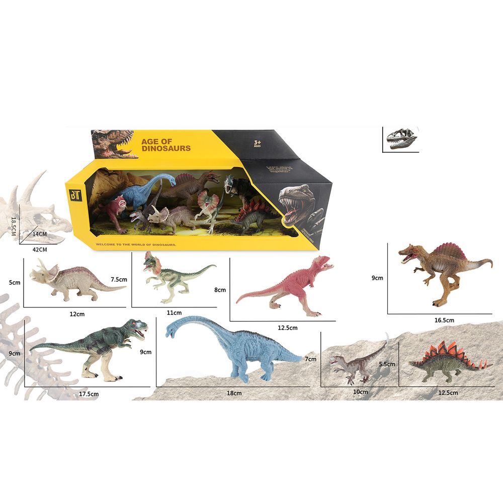 Fugurice Age Of Dinosaurs, 8kom  slika 1