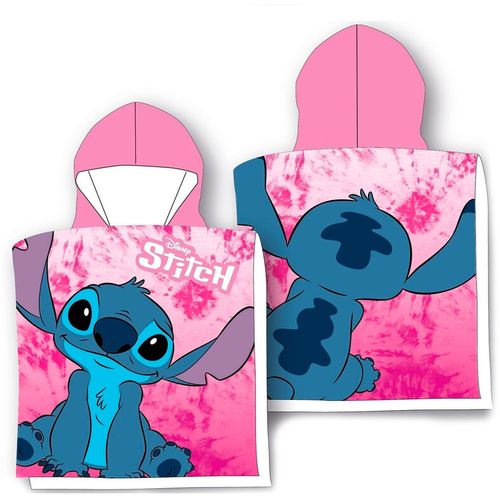 Disney Stitch cotton poncho towel slika 1