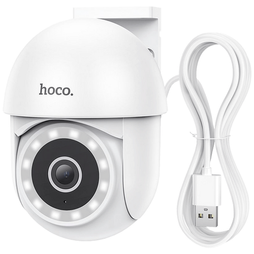 hoco. Full HD bežična spoljnja kamera IP, 3MP, do 128 Gb kartica - D2 Outdoor PTZ slika 1