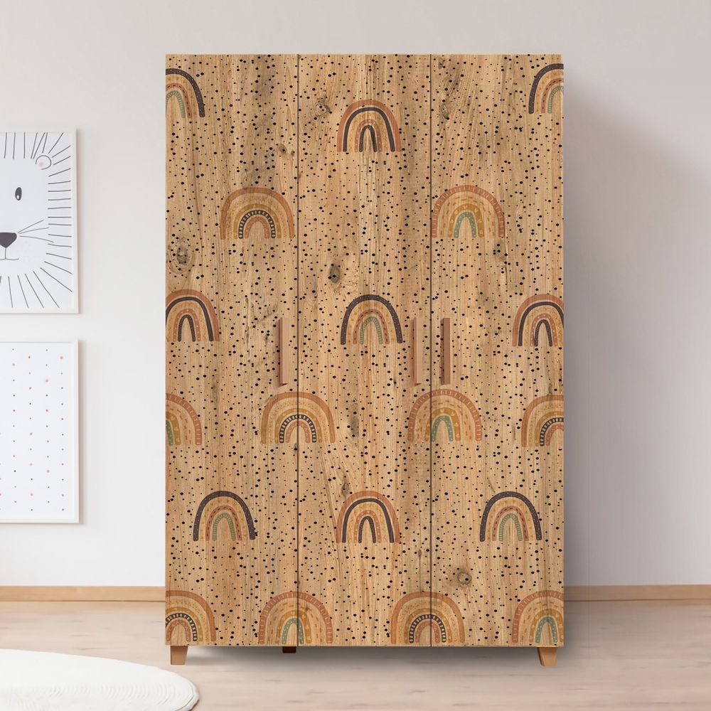 Ormar Leva Hedera Rainbow Atlantic Pine slika 1