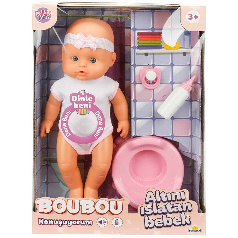 SUNMAN Lutka Boubou sa zvukom plača i smijeha 30 cm slika 1
