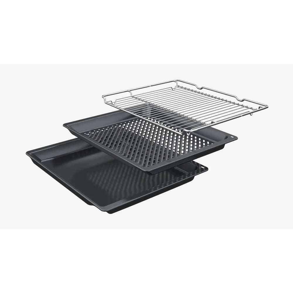 BOSCH pećnica  Serie 4| CRNA, Dodavanje pare,EcoClean,8 programa, A+,AIRFRY slika 6