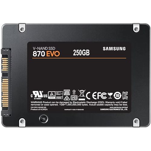 SAMSUNG 250GB 2.5 inča SATA III MZ-77E250BW 870 EVO Series SSD slika 3