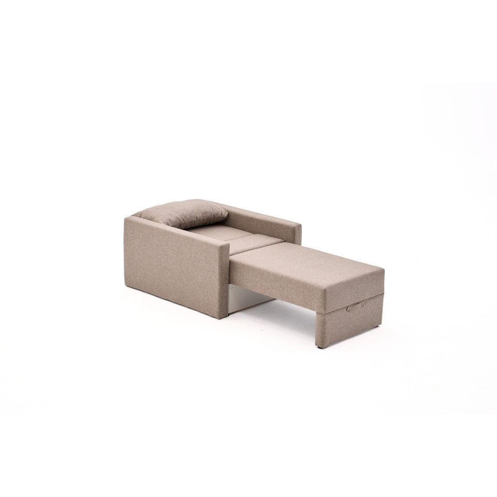 Jednosjed Sofa na Razvlačenje Saros - Braon slika 6