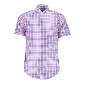 GANT MEN'S SHORT SLEEVE SHIRT PINK