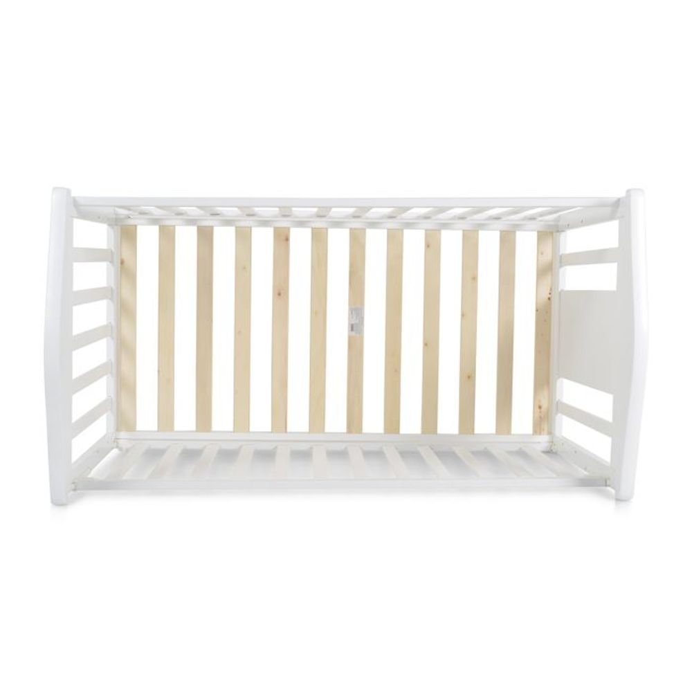 Cangaroo Drveni Krevetac za bebe Wing 124x67cm, Bijeli slika 6