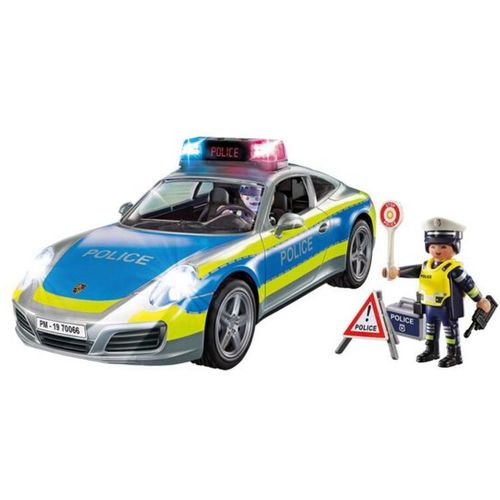 Playset Porsche 911 Carrera 4S Police Playmobil 70066 (36 pcs) slika 3