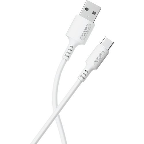 Kabel ADDA USB-200-WH, Fusion Charge+Data, USB-A na Type-C, 3.1A, Premium TPE, 1.2m, bijeli slika 1