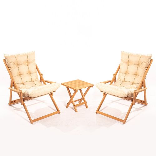 MY005 Brown
Cream Garden Table & Chairs Set (3 Pieces) slika 1