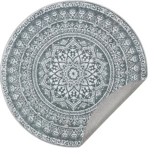 SONGMICS HOME Round rug, 120 cm