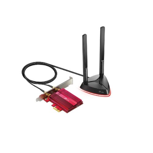 TP-LINK AX3000 Wi-Fi 6 Bluetooth 5.0 PCIexpresa adapter2402Mbps 574Mbps 2 antene high gain slika 2