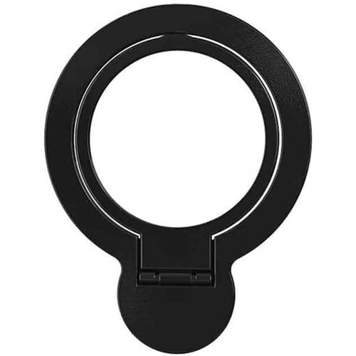 Techsuit - MagSafe telefonski prsten (MPR4) - Okrugli oblik- aluminijska legura - crni slika 1