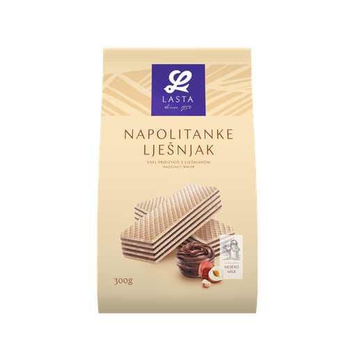 Lasta napolitanke lješnjak 300g slika 1