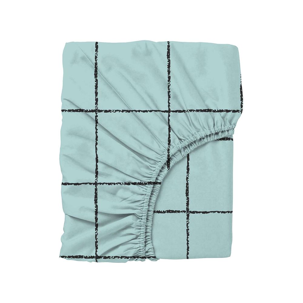 Ranforce double quilt cover set Modern, colour: mint slika 4