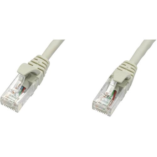 Telegärtner L00002E0004 RJ45 mrežni kabel, Patch kabel cat 5e U/UTP 3.00 m siva vatrostalan 1 St. slika 3