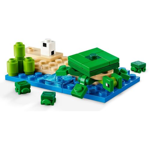 Playset Lego 21254 Minecraft Turtle Beach House slika 5