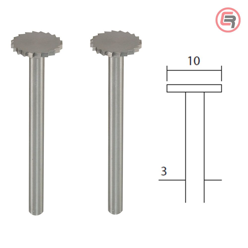 Proxxon Štift Za Glodanje 10,0 mm Plosnati / 2 kom - 28727 slika 1