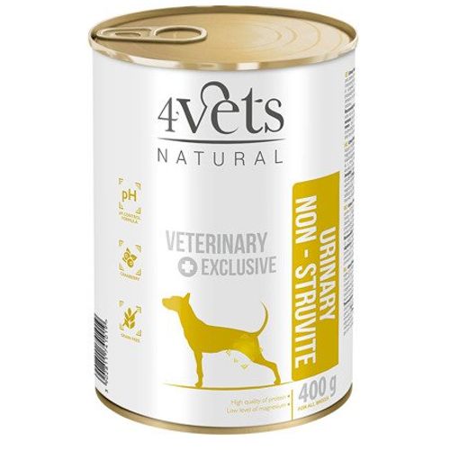 4Vets Natural Dog Veterinarska Dijeta Urinary Non-Struvite 400g slika 1