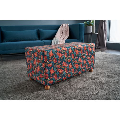 Nergis Puf Uzun Multicolor Pouffe slika 3