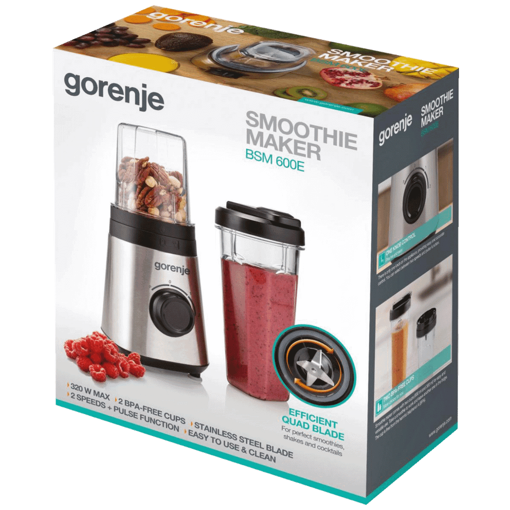 Gorenje Blender za Smoothie, 320W - BSM600E slika 6