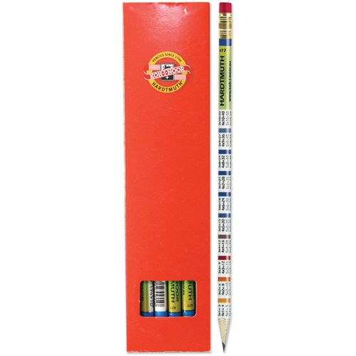 Grafitna olovka HB KOH-I-NOOR s gumicom 1231 TABLICA MNOŽENJA, pakiranje 12/1 slika 1
