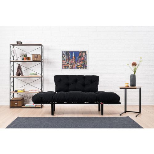 Atelier Del Sofa Nitta - Crni dvosed na razvlačenje slika 6