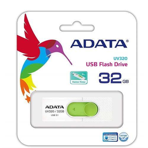 A-DATA usb flash 32GB 3.1 AUV320-32G-RWHGN belo zeleni slika 3