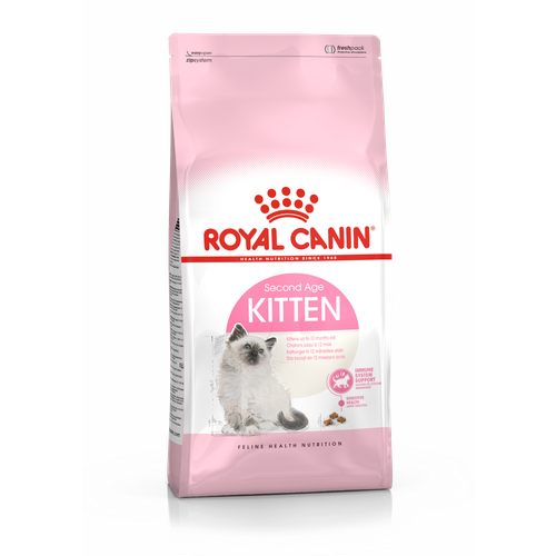 ROYAL CANIN FHN Kitten, potpuna i uravnotežena hrana za mačke, specijalno za mačiće u drugoj fazi rasta (od 4 do 12 mjeseci starosti), 4 kg slika 1