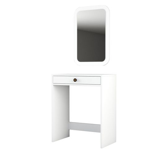 Woody Fashion Stol, Lizbon Mirror - White slika 7