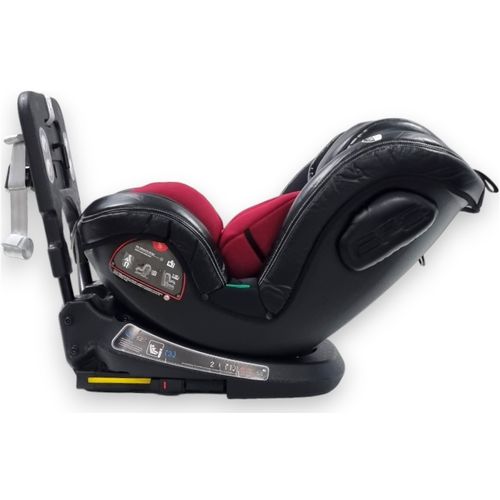 BBO Auto Sedište I-Size Comfort Plus Isofix - Black & Maroon Red slika 5