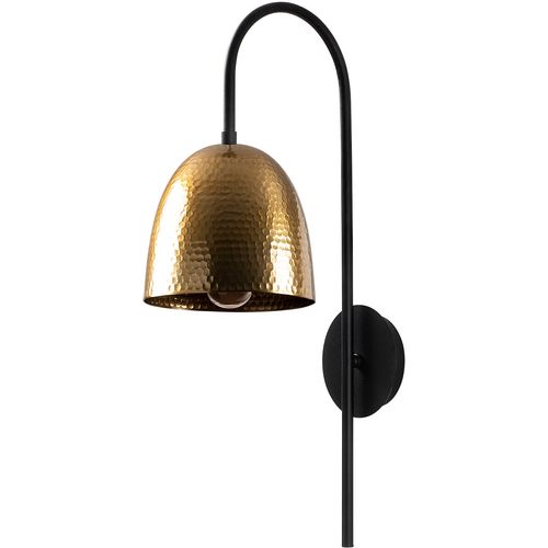 Opviq Zidna lampa CAP, crna- vintage, metal, 16 x 24 cm, visina 57 cm, promjer sjenila 16 cm, visina 17 cm, E27 40 W, Tattoo - 3321 slika 1