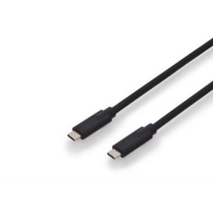Ansmann USB kabel USB 3.2 gen. 1 (USB 3.0) USB-C® utikač, USB-C® utikač 1.00 m crna dvostruko zaštićen AK-300139-010-S