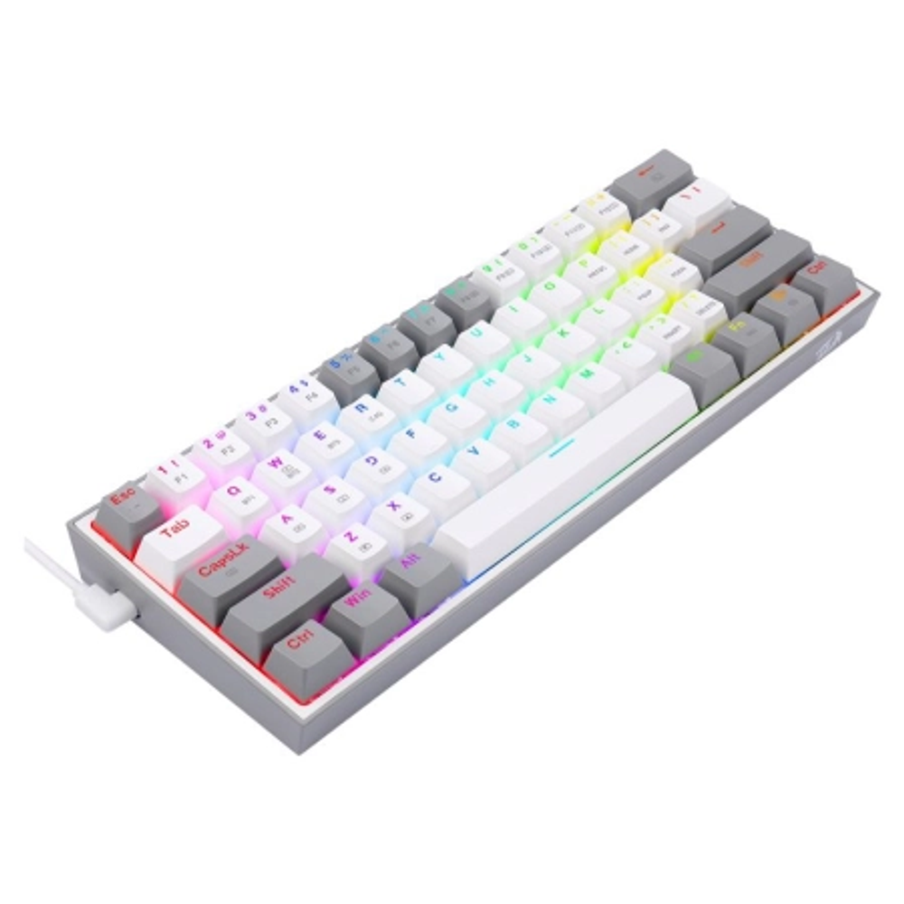 ReDragon Mehanička gaming tastatura Fizz Pro K616, RGB Wireless White/Grey slika 2