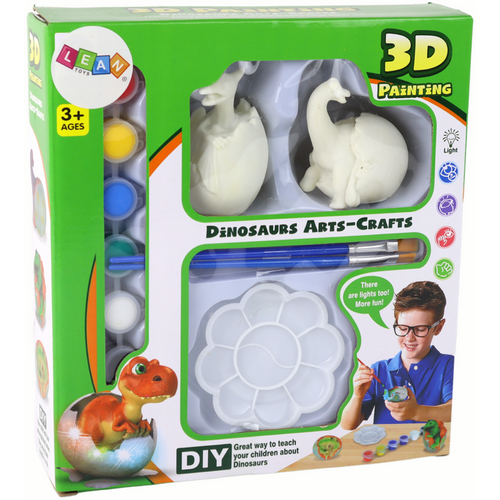 DIY set za bojanje 3D jaja dinosaura slika 4