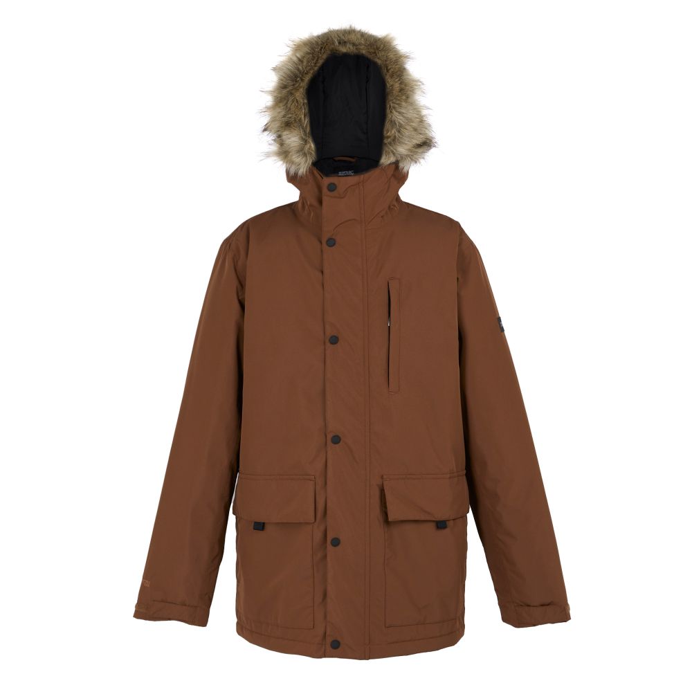Regatta Muška jakna Salinger IV Waterproof Dark Brown slika 1