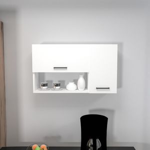 Akasya White Multi Purpose Cabinet