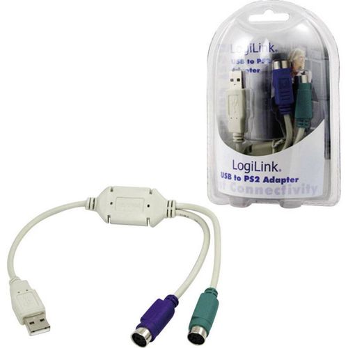 LogiLink USB 1.1 priključni kabel [1x muški konektor USB 1.1 tipa a - 2x ženski konektor PS/2] slika 2