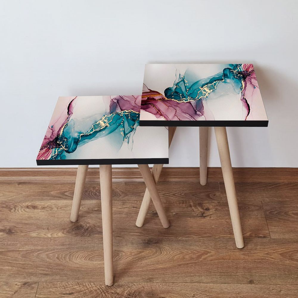 Nesting stolovi 2Shp230 - (2 komada) - boje: više boja slika 1