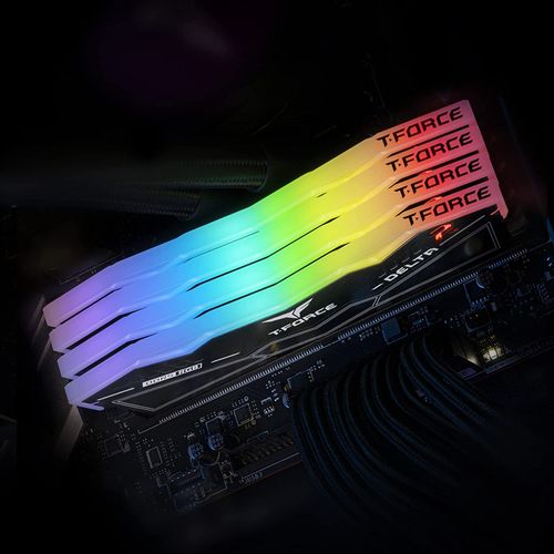 TEAM T-FORCE DELTA RGB DDR5 32GB (2x16GB) 6200MHz Gaming Memorija slika 5