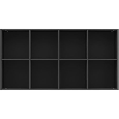 Ormarić za knjige / komoda crni 66 x 30 x 130 cm od iverice slika 9