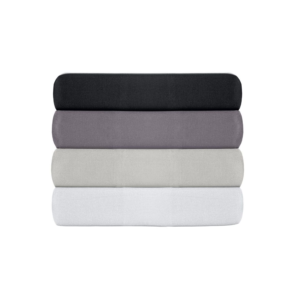 Tonne Grise - Bijeli Ravni Čaršaf od 100% Pamuka slika 4