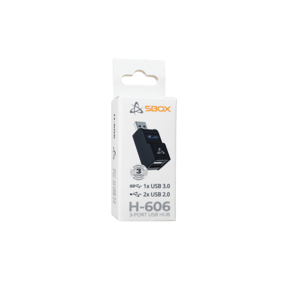 SBOX USB Hub H-606 3 PORT USB-A 3.0 slika 2