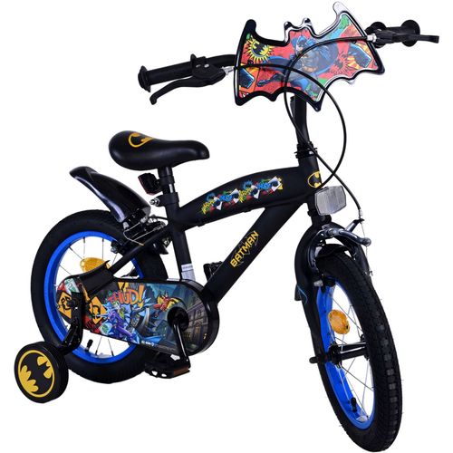 Dječji bicikl Volare Batman 14" crni s dvije ručne kočnice slika 6